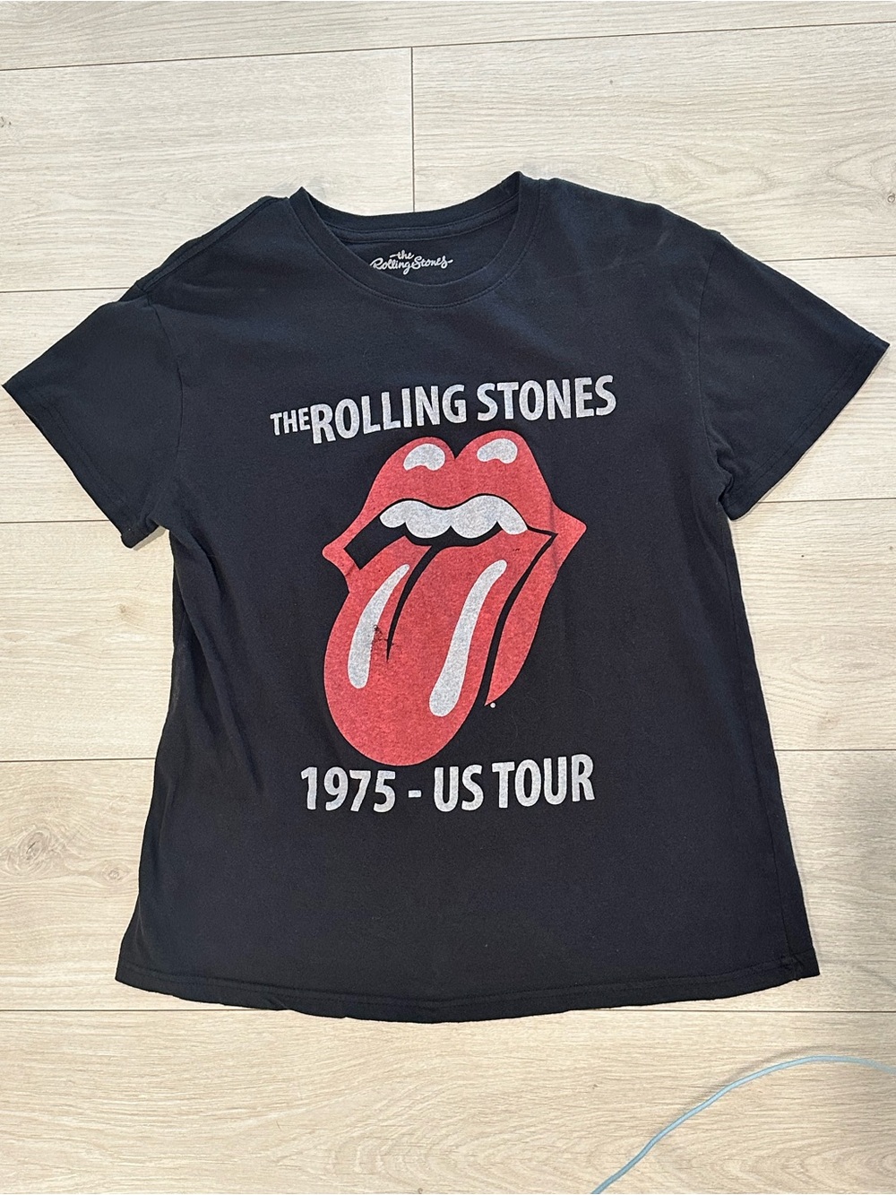Vintage Rolling Stones Women’s Black 1975 US Tour GraphicTee